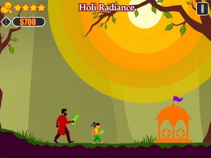 Holi Radiance Run festival event screenshot