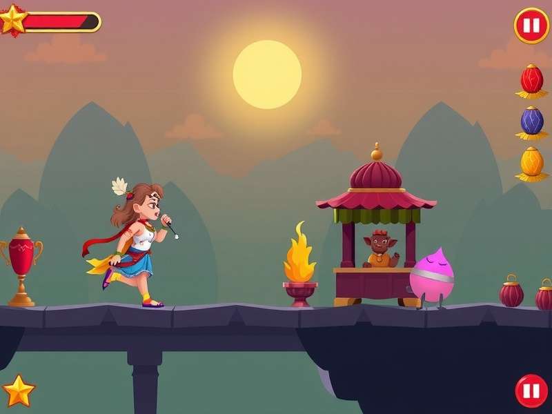Holi Radiance Run gameplay screenshot