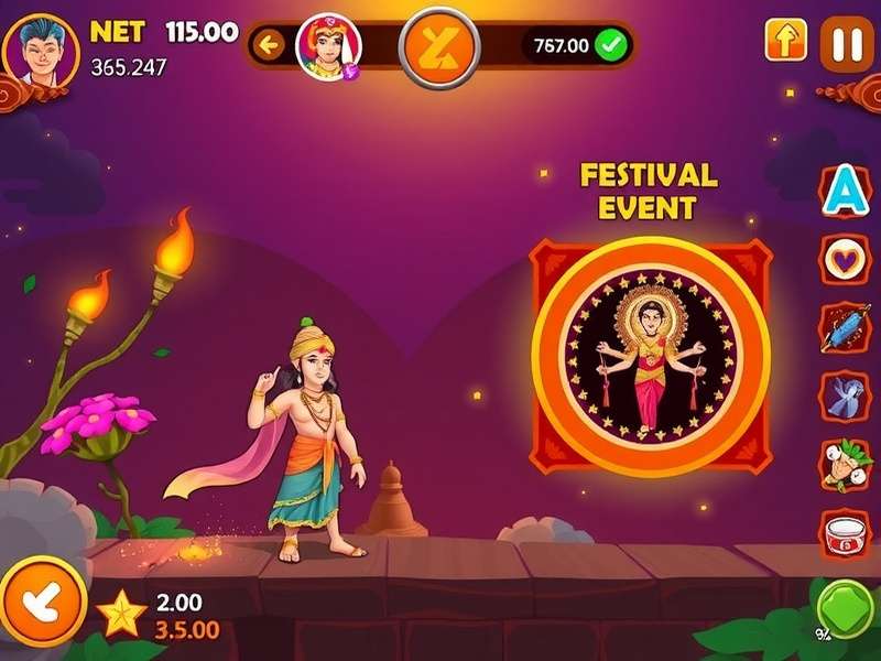 Holi Radiance Run character selection screen